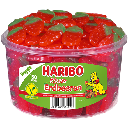 Haribo Riesen Erdbeeren 150 stk