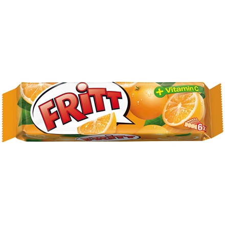 Fritt Orange Tyggekarameller 70 g