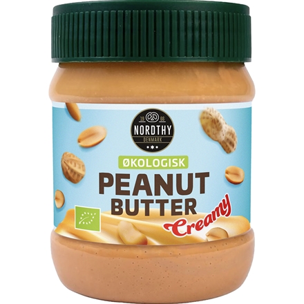 Nordthy Økologisk Peanutbutter Creamy 340 g