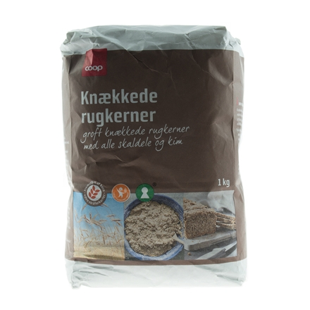 Coop Skårne Rugkerner 1,0 kg