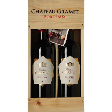 Chateau Gramet Bordeaux Gaveæske 2x0,75 l 