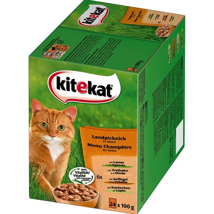 Kitekat Portionsbeutel Landpicknick 24 x 100g