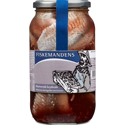 Fiskemandens Kryddermarinerede Sild 1150 g