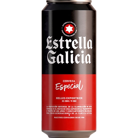 Estrella Galicia 0,33 l + pant
