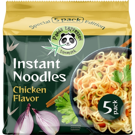 Panda Expressen Instant Nudler Kyllingesmag 5-pak 