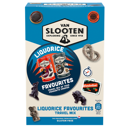 Van Slooten Travel Mix Liquorice 900 g