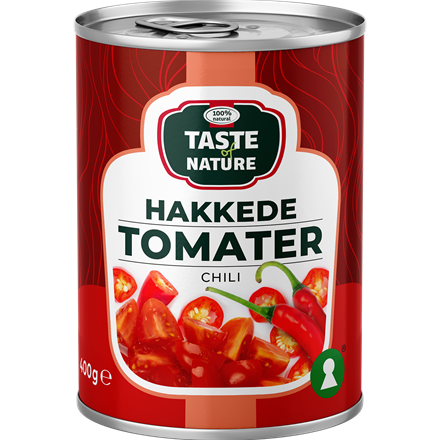 Taste of Nature Hakkede Tomater med Chili 400 g