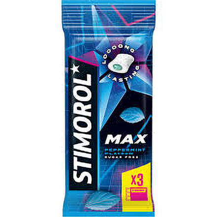 Stimorol Max Peppermint 3-pak 59,4 g