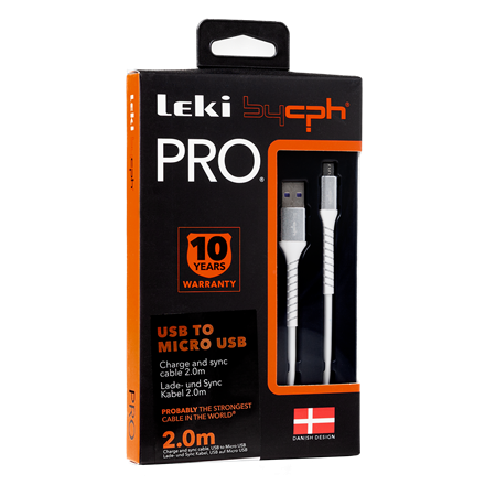 Leki bycph PRO Cable - USB to Micro USB 2.0 m