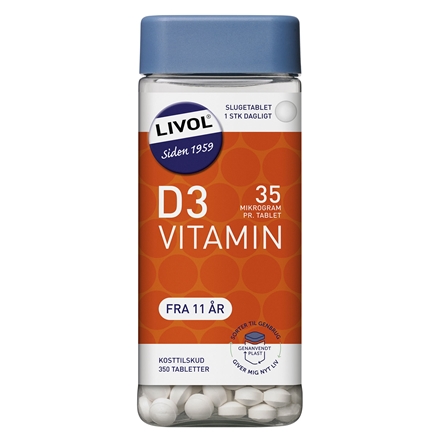Livol D-Vitamin 35µg  350 stk