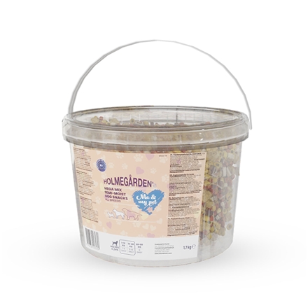 Holmegården Hundekiks Mega Mix Semi Moist 1,7 Kg