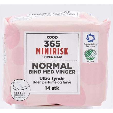 365 Minirisk Bind normal 14 stk.