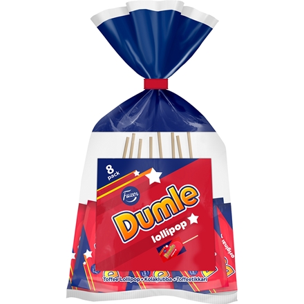 Fazer Dumle Lollipop 8-pak 80 g