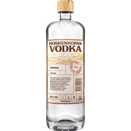 Koskenkorva Vodka Pure 40% 1 l