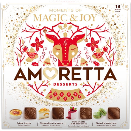 Amoretta Chocolate Pralines Desserts 106 g