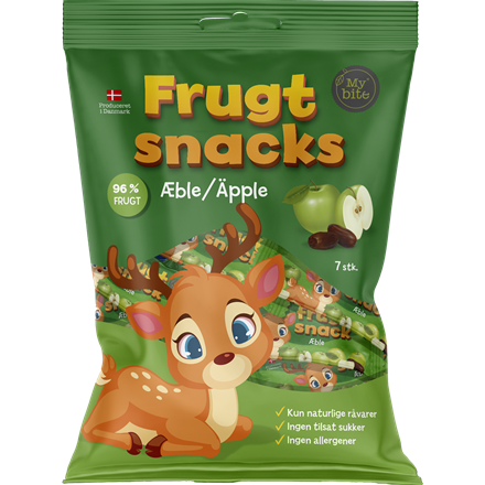 Nordthy MyBite Frugtsnacks Æble 100g