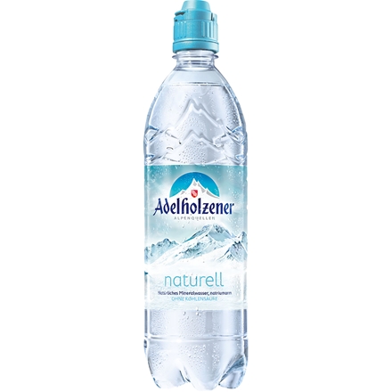 Adelholzener MineralwasserNaturell Sportslook PET 0,75 l + pant