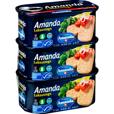 Amanda MSC Luksusrogn 3 x 200 g