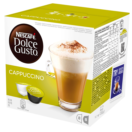 Dolce Gusto Cappuccino 16 Kapsler 186 g
