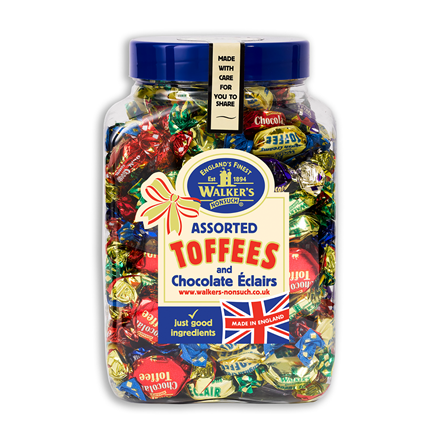 Walker's Assorted Toffees Jar 1250 g