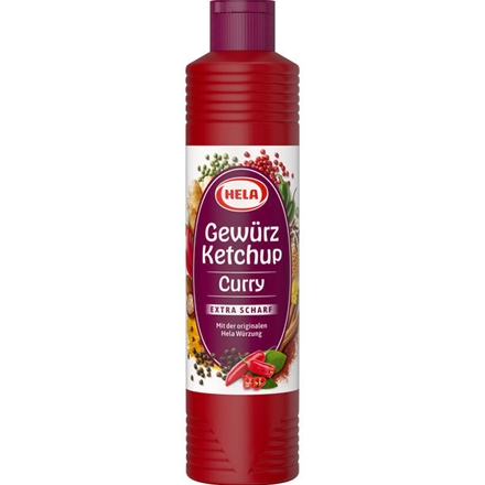 HELA Curry Gewürz Ketchup Extra Hot 800 ml