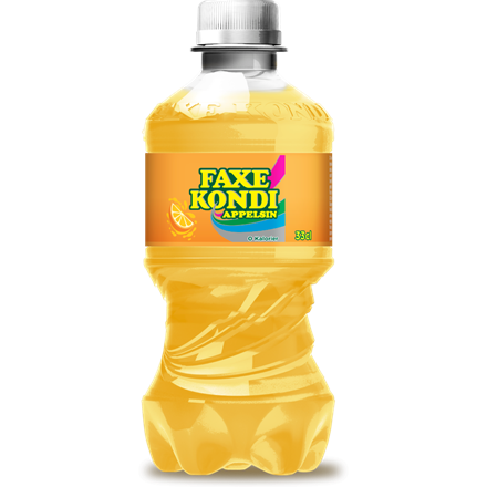 Faxe Kondi Appelsin 0 Kalorier PET 24x0,33 l