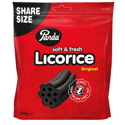 Panda Licorice Original Rød 550 g