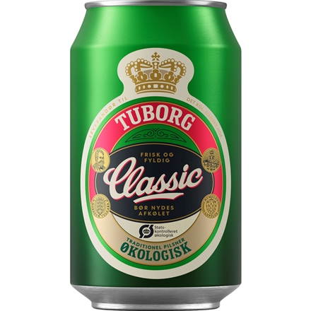 Tuborg Classic Økologisk 24x0,33l