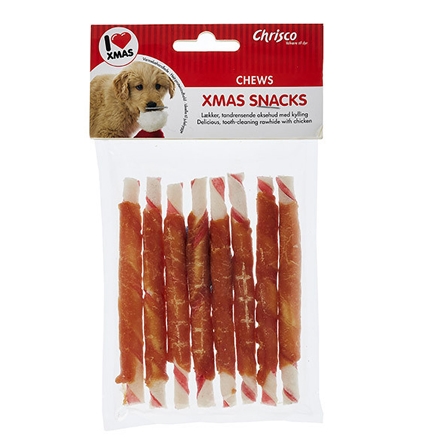 Chrisco - Xmas Stænger m. kylling 8 stk.