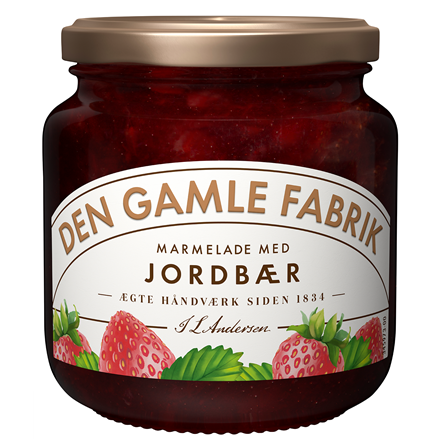 Den Gamle Fabrik Jordbær Marmelade 600 g