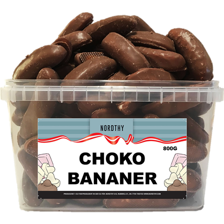 Nordthy Skum Choko Bananer 800 g