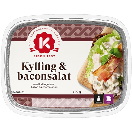 K-Salat Kylling & Baconsalat 150 g