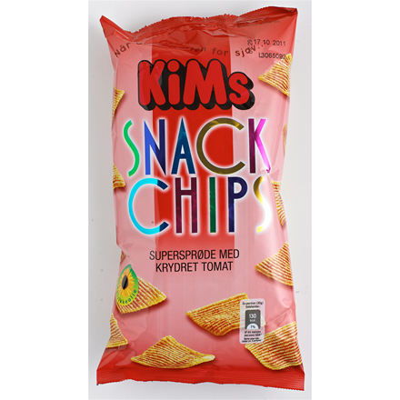 Kims Snack Chips Krydret Tomat 160 g