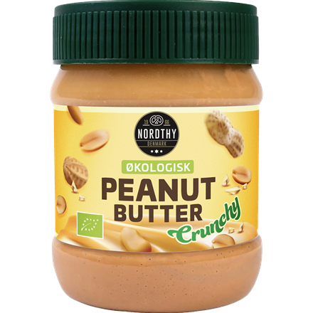 Nordthy Økologisk Peanutbutter Crunchy 340 g