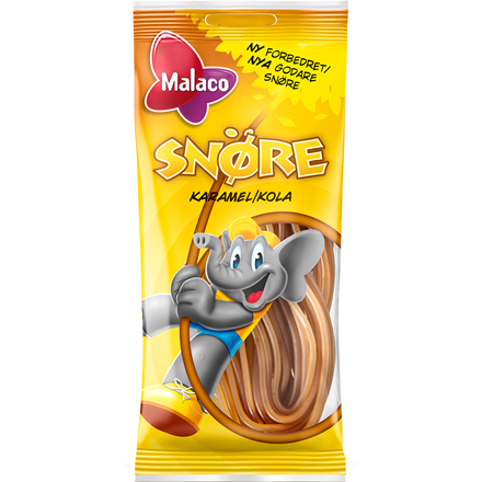 Malaco Snøre Karamel Cola 94 g