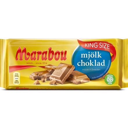 Marabou Mjölkchoklad 250 g