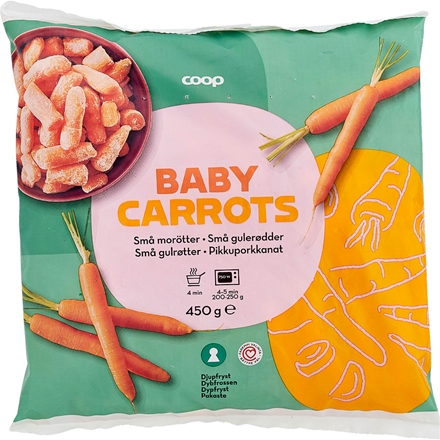 Coop Små Gulerødder 450 g