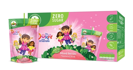 Nickelodeon Dora Mixed Berries Zero Sugar 10x200 ml