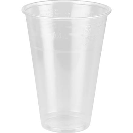 Fadølsglas 40 cl, PP klar, 50-pak