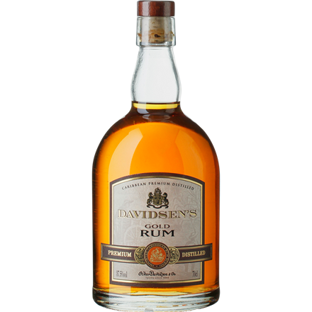 Davidsen's Gold Rum 37,5% 0,7 l 