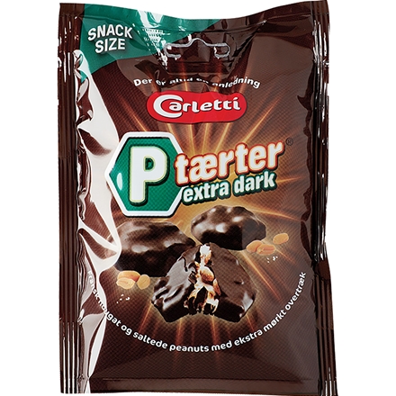 Carletti P-Tærter Extra Dark 70 g
