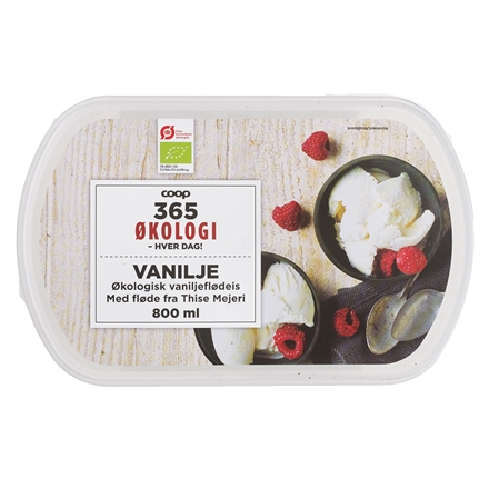 365 Økologi Vanilje Is 750 ml