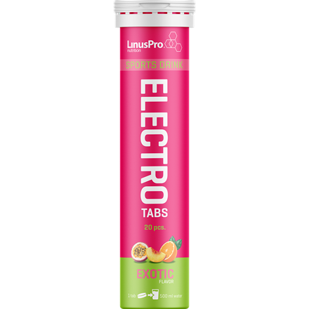 LinusPro Elektrolyt Tabs - Exotic 80 g