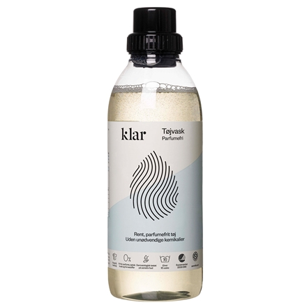 Klar Tøjvask Parfumefri 750 ml