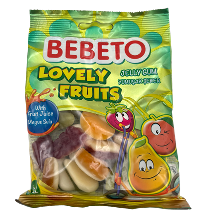 Bebeto Lovely Fruits 80g