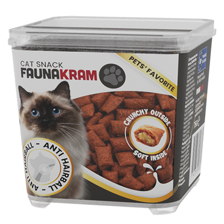 Faunakram Cat Snack Anti Hairball 75 g