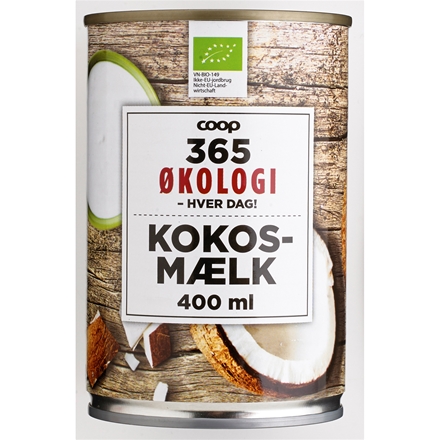 365 Økologi Kokosmælk 400 ml 