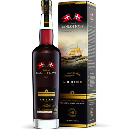 A.H. Riise Royal Danish Navy Rum 40% 0,7 l