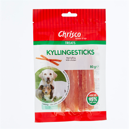 Chrisco - Kyllingesticks 80 g