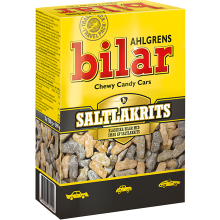 Ahlgrens Bilar Saltlakrits Box 390 g